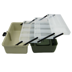 Ace Angling 3 Tray Cantilever Fishing Tackle Tough Box