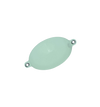 Buldo Pack of 10 Oval Floats with Eyelets Blanc