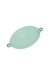 Buldo Pack of 10 Oval Floats with Eyelets Blanc