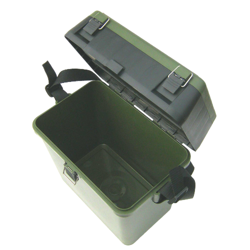 Fishing Tackle Seat Box Includes Padded Strap & Seat Pad Freepost